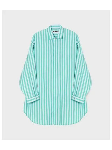 U Mega Overshirt Mint Green OVER SHIRT CLOUD AZURE - SUNNEI - BALAAN 1