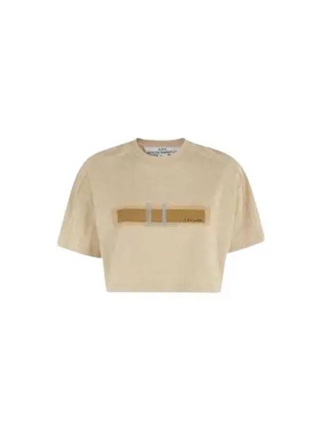 Sandre Short Sleeve T-Shirt Beige - A.P.C. - BALAAN 2