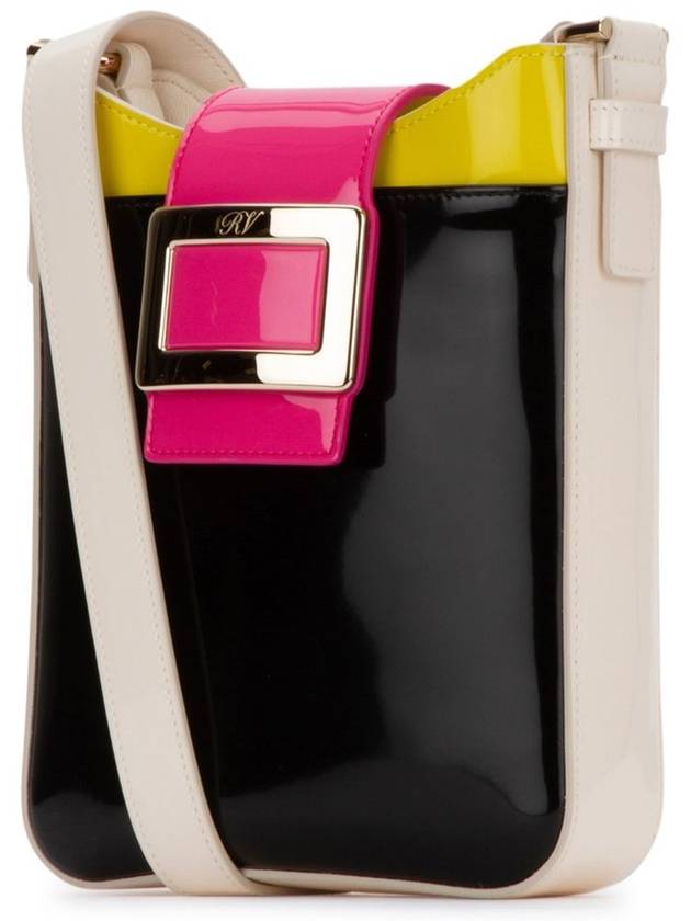 Women's Belle Vivier Color Block Cross Bag - ROGER VIVIER - BALAAN 3