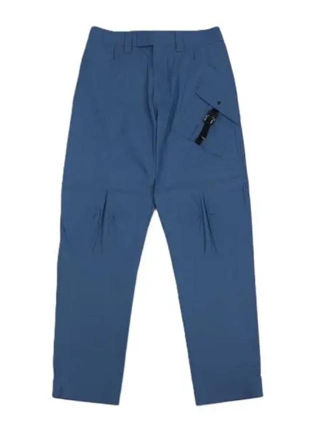 Logo Buckle Straight Pants Blue - DIOR - BALAAN 2