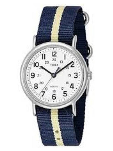 Timex Weekender Quartz White Dial Watch TW2U84500 - TIMEX - BALAAN 1