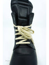 GeoBasket High Top Black Shoes RU02D6894LCO 911 - RICK OWENS - BALAAN 7