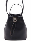 Mini Grainy Leather TB Bucket Bag Black - BURBERRY - BALAAN 3