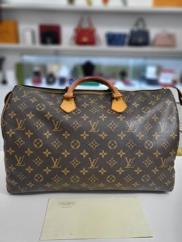 Canvas Speedy 40 Tote Bag M40393 - LOUIS VUITTON - BALAAN 1