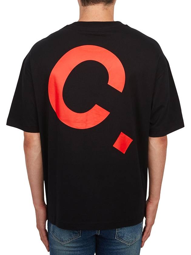 Cory All Over Logo Short Sleeve T-Shirt Black - A.P.C. - BALAAN 3