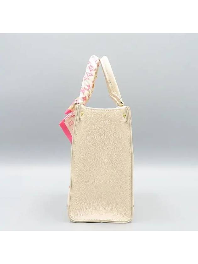 M46513 Cream Orange Multi On the Go PM Tote Bag - LOUIS VUITTON - BALAAN 2