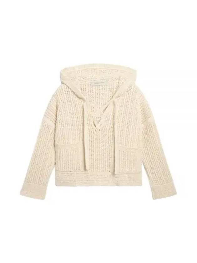 Women's Papyrus Colored Cotton Hoodie Beige - GOLDEN GOOSE - BALAAN 2