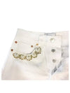 FORTE COUTURE Pearl Detail White Shorts - FORTE FORTE - BALAAN 3