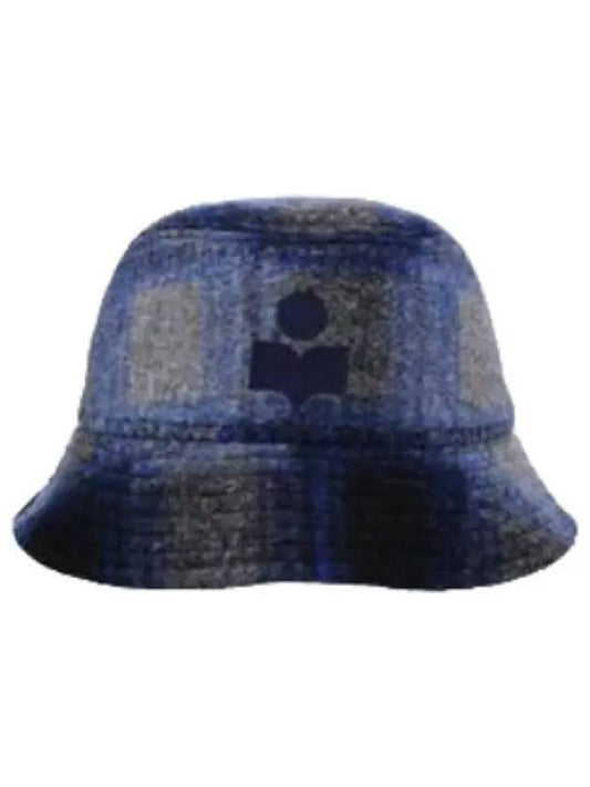 Hailey logo bucket hat navy - ISABEL MARANT - BALAAN 1