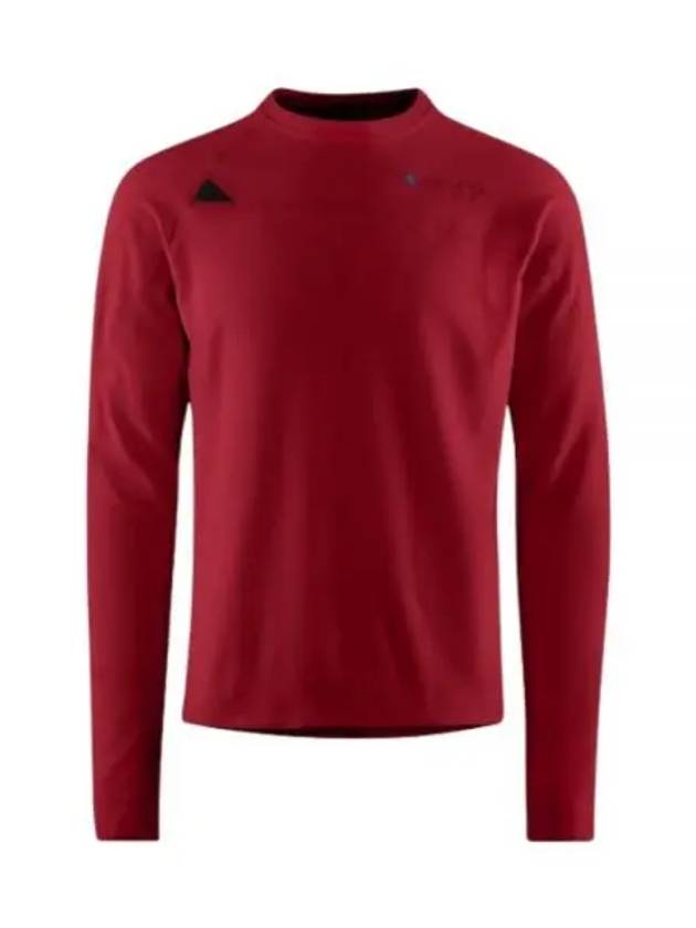 Men's Sigyn Crew Neck Long Sleeve T-Shirt Red - KLATTERMUSEN - BALAAN 2