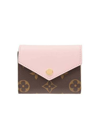 Zoe Monogram Flap Half Wallet Rose Ballerine - LOUIS VUITTON - BALAAN 1