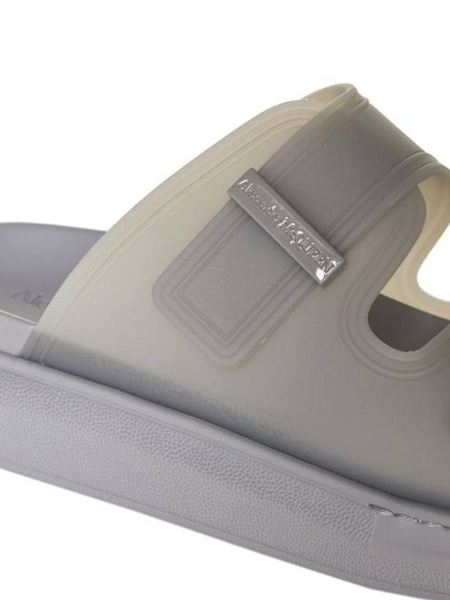 Hybrid Rubber Slippers Grey - ALEXANDER MCQUEEN - BALAAN 5