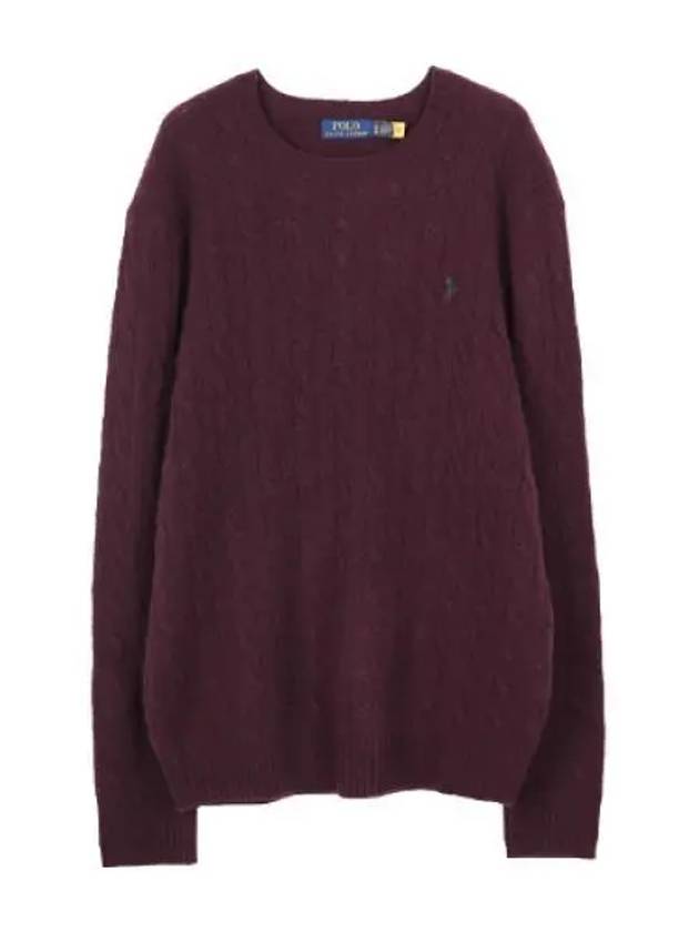 Cable Knit Wool Cashmere Sweater Men - POLO RALPH LAUREN - BALAAN 1