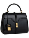 16 Calfskin Mini Shoulder Bag Black - CELINE - BALAAN 4