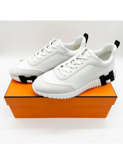 Bouncing Low Top Sneakers White - HERMES - BALAAN 2