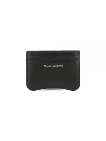 The Seal Card Wallet Black - ALEXANDER MCQUEEN - BALAAN 2