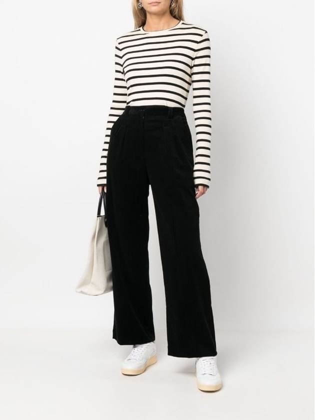 Tressie Wide Pants Black - A.P.C. - BALAAN 3