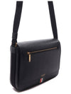 Tonal Strap Leather Reporter Cross Bag Black - THOM BROWNE - BALAAN 4