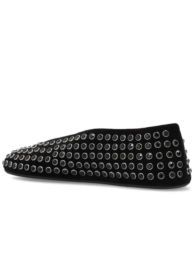 Alaïa Ballet Flats With Decorative Finish, Women's, Black - ALAIA - BALAAN 5