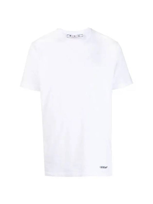 logo embroidery t-shirt 19801754 - OFF WHITE - BALAAN 1