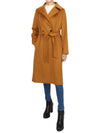 Bcollag Style Wool Single Coat Camel - MAX MARA - BALAAN 8