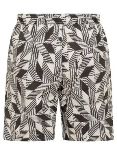 Vicente Geometric Print Swim Shorts Black - ISABEL MARANT - BALAAN 2