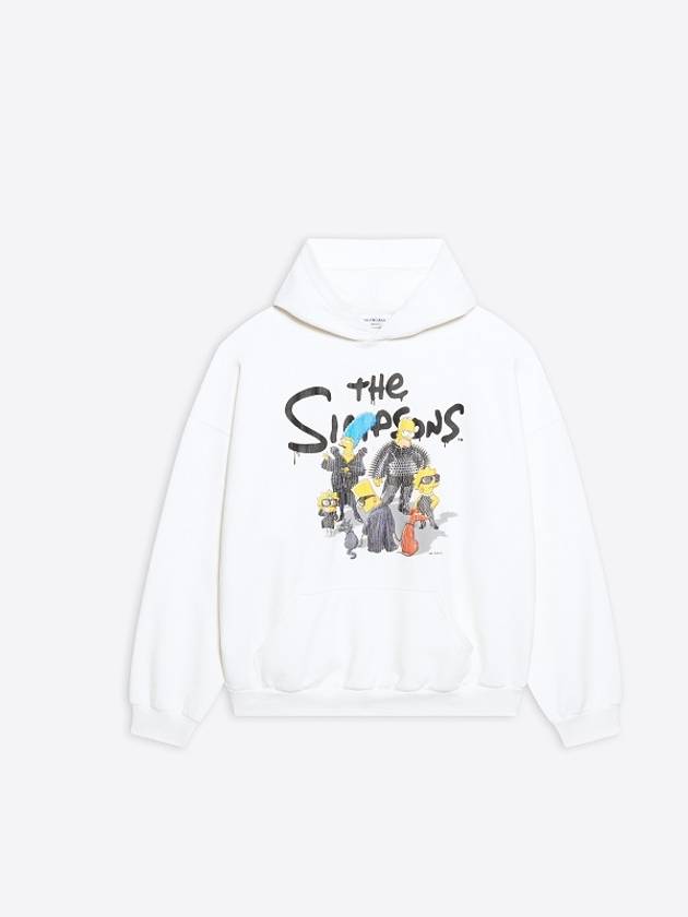 The Simpsons Printed Hoodie White - BALENCIAGA - BALAAN 2