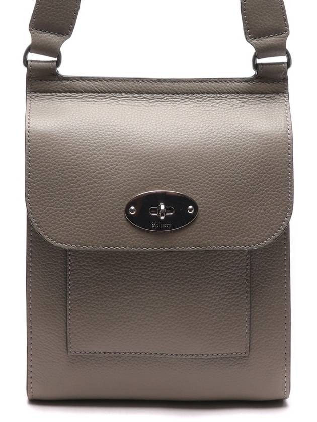 Small Antony Classic Cross Bag Solid Grey - MULBERRY - BALAAN 3