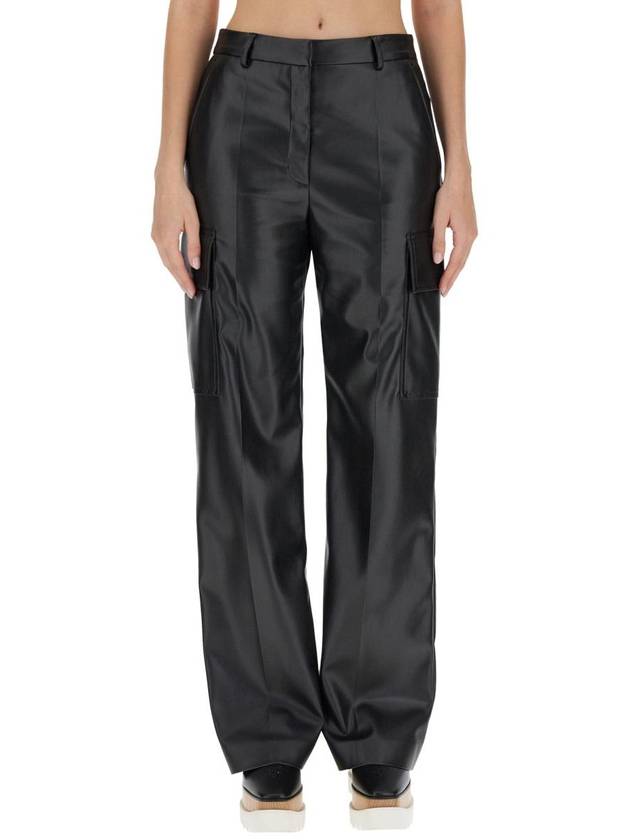 Cargo Vegan Leather Pants 6401423BU3931000 B0110819593 - STELLA MCCARTNEY - BALAAN 2