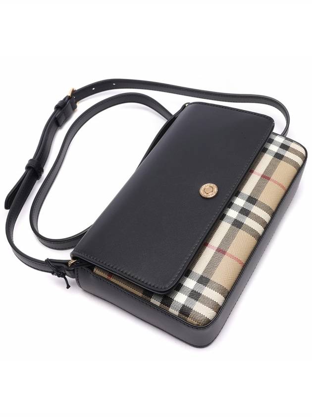 Vintage Check New Hampshire Penny Cross Bag Black - BURBERRY - BALAAN 6