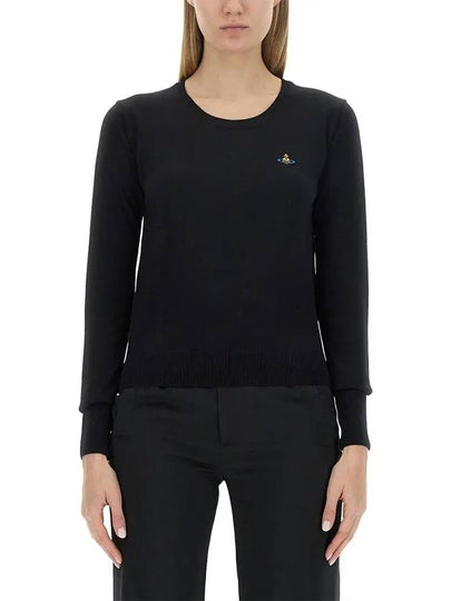 Bea Jumper Knit Top Black - VIVIENNE WESTWOOD - BALAAN 2