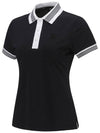 WOMEN COLLAR COLOR BLOCK SHORT T SHIRTBK - ANEWGOLF - BALAAN 3