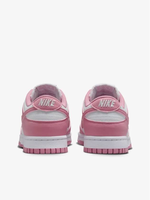 Dunk Low Top Sneakers White Elemental Pink - NIKE - BALAAN 7