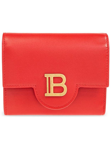 Balmain Wallet B-Buzz, Women's, Red - BALMAIN - BALAAN 1