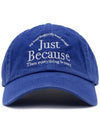 JUST BECAUSE WASHED BALL CAP ROY - POLYGRAM - BALAAN 4