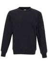 Diagonal Raised Fleece Sweatshirt Black - CP COMPANY - BALAAN 2