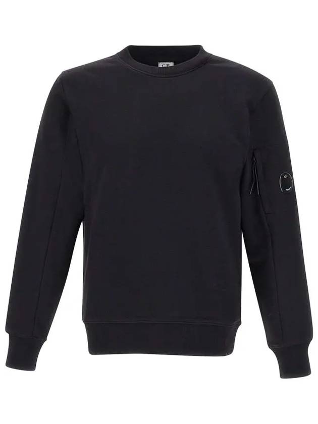 Light Fleece Sweatshirt Black - CP COMPANY - BALAAN 3