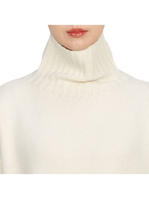 Gianna Cashmere Turtleneck Ivory - MAX MARA - BALAAN 7