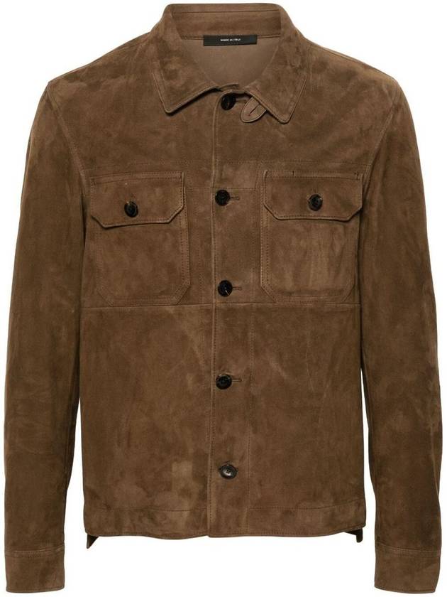 Tom Ford Light Suede Outershirt Clothing - TOM FORD - BALAAN 1