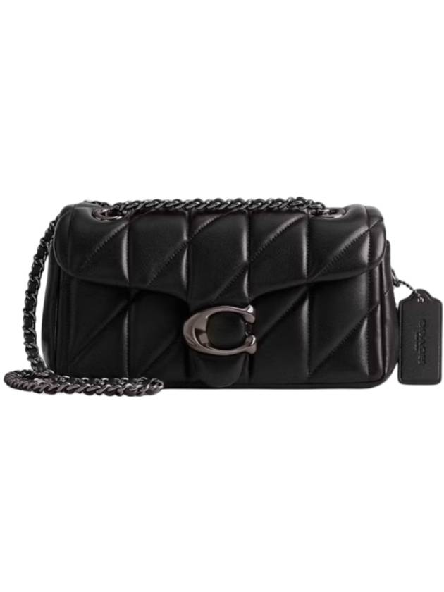 Tabby 20 With Quilted Shoulder Bag Black - COACH - BALAAN 1