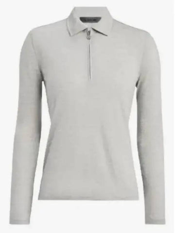 G FORE 24 LIGHTWEIGHT FINE WOOL L S POLO GLP000030 LHGR Women Long Sleeve - G/FORE - BALAAN 1