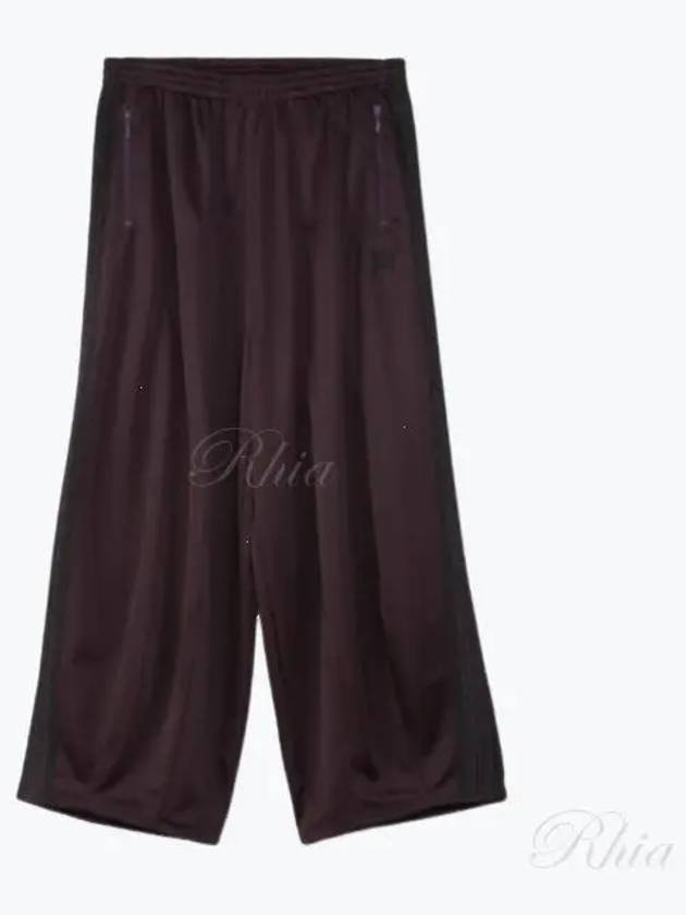 H D Track Pants Poly Smooth Dk Purple PU277 - NEEDLES - BALAAN 1