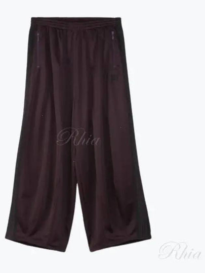 H.D Poly Smooth Track Wide Pants Dark Purple - NEEDLES - BALAAN 2