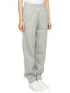 Side Logo Cotton JoGGer Track Pants Grey - GANNI - BALAAN 4