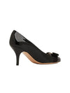 Carla Vara Bow Pumps Black - SALVATORE FERRAGAMO - BALAAN 5