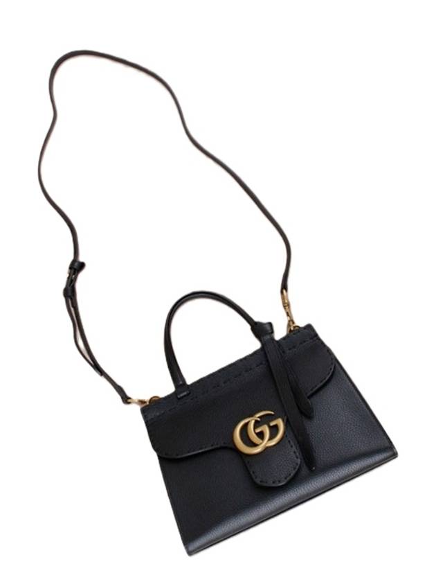 Women's GG Marmont Tote Bag Black - GUCCI - BALAAN 8