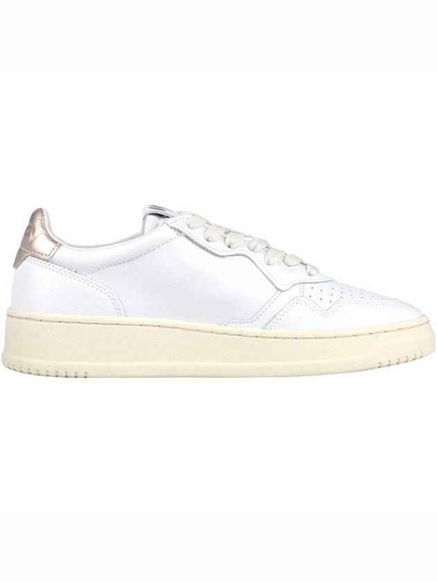 Medalist Goatskin Low Top Sneakers Gold White - AUTRY - BALAAN 5