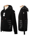 Maglia MAGLIA Down Hooded Zip-Up Black - MONCLER - BALAAN 2