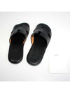 Izmir Sandal Calfskin & Noir - HERMES - BALAAN 6