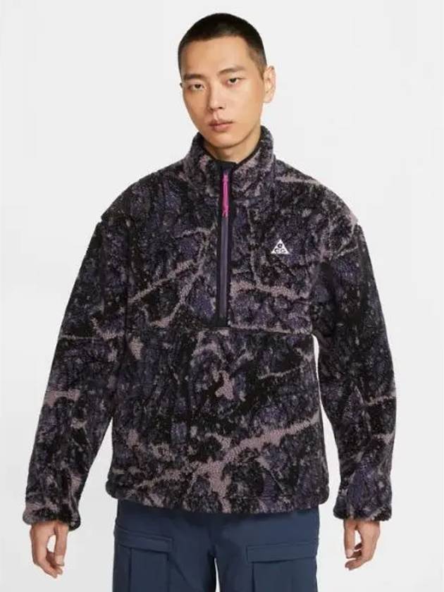 ACG Canwell Glacier Therma Fit ADV Windproof Half Zip Anorak Dark Raise - NIKE - BALAAN 2